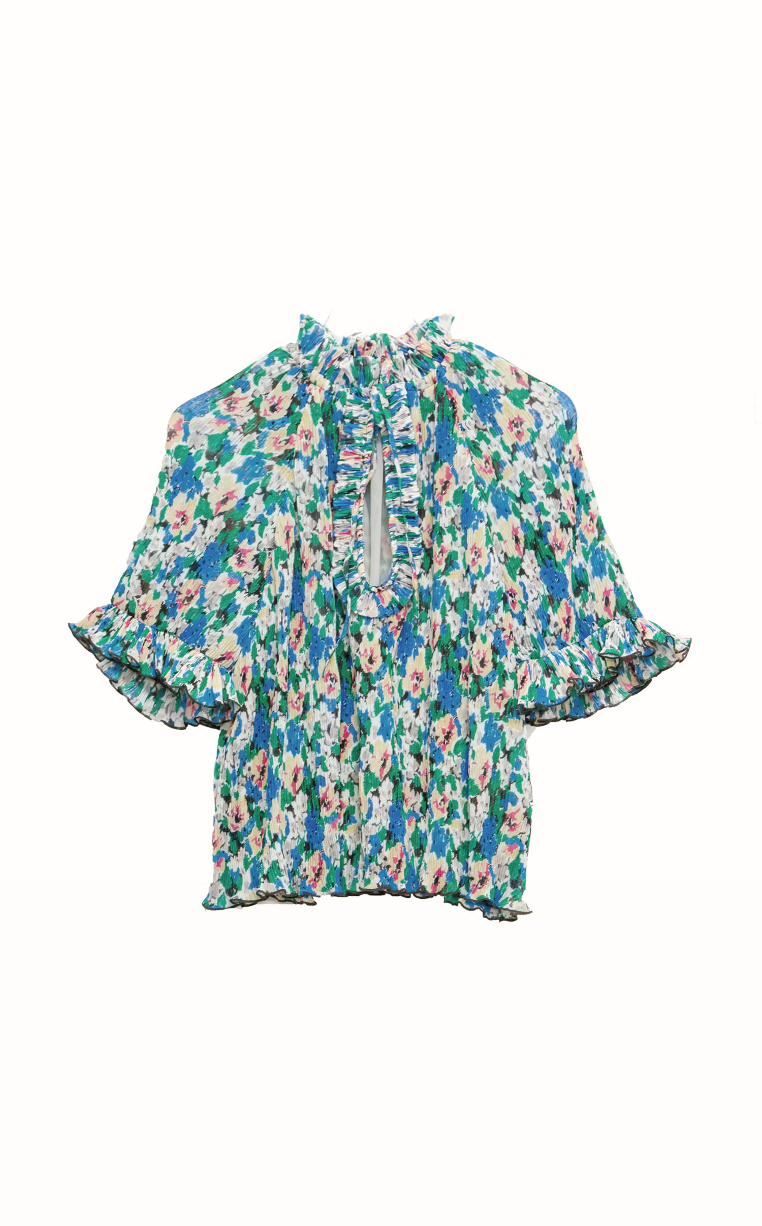 【最終値下げ】GANNI ストライプクロップドトップ GANNI---Crochet-Crop-Top-with-