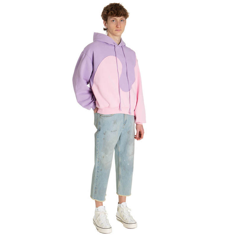 ERL Wave Hoodie - Lavender/Pink | Garmentory