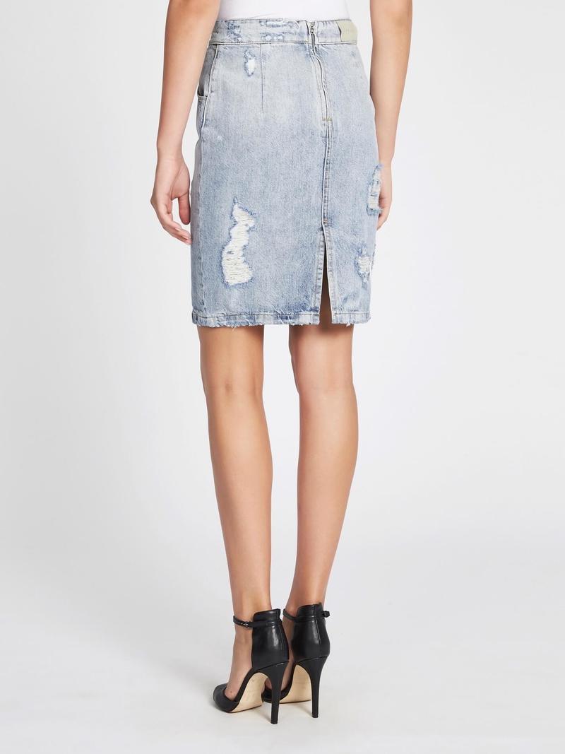 IRO Pina Skirt - Light Denim