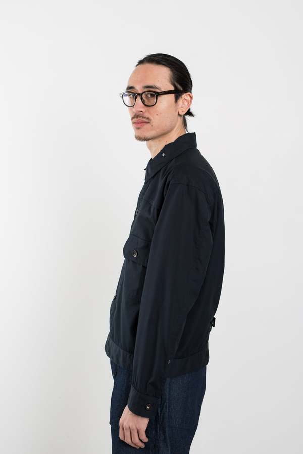 Engineered Garments PC Poplin Trucker Jacket - Dark Navy | Garmentory