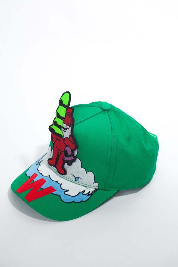 Walter Van Beirendonck Kabouter Cap - green | Garmentory