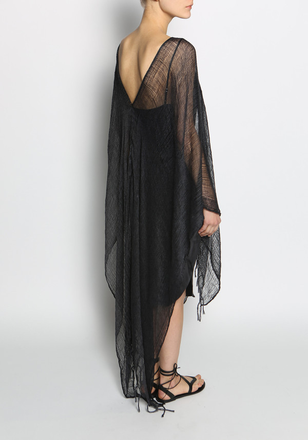 Caravana cotton gauze short poncho Garmentory