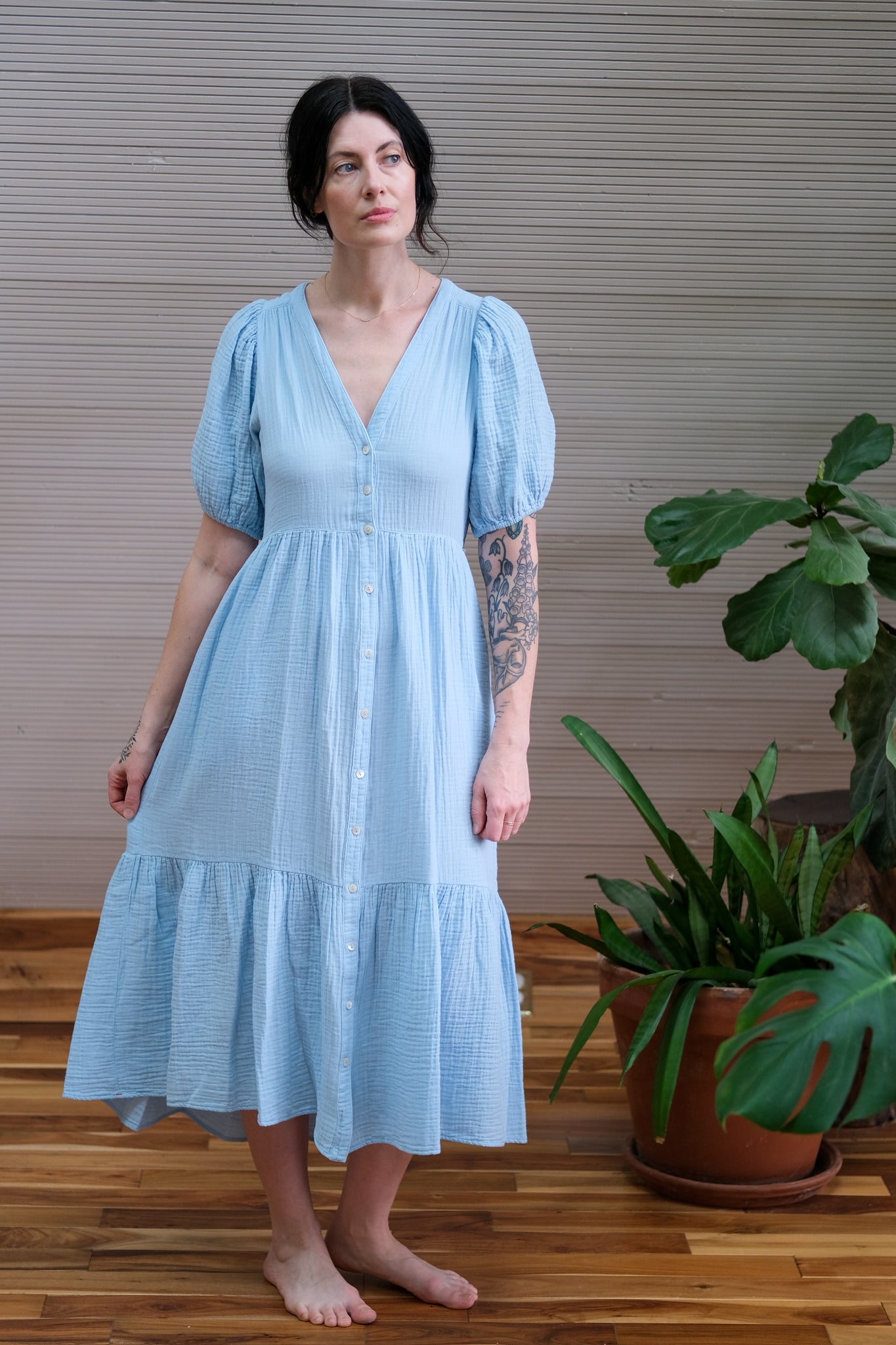 Xirena Lennox Dress - Cyprus Blue | Garmentory Xirena Lennox Dress - Cyprus Blue | Garmentory