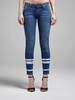 Paige Verdugo Ankle Crop Jean - Painted Stripe - Thumbnail 1