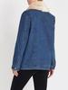 J Brand Veronica Oversized Jacket - Mid Denim - Thumbnail 3