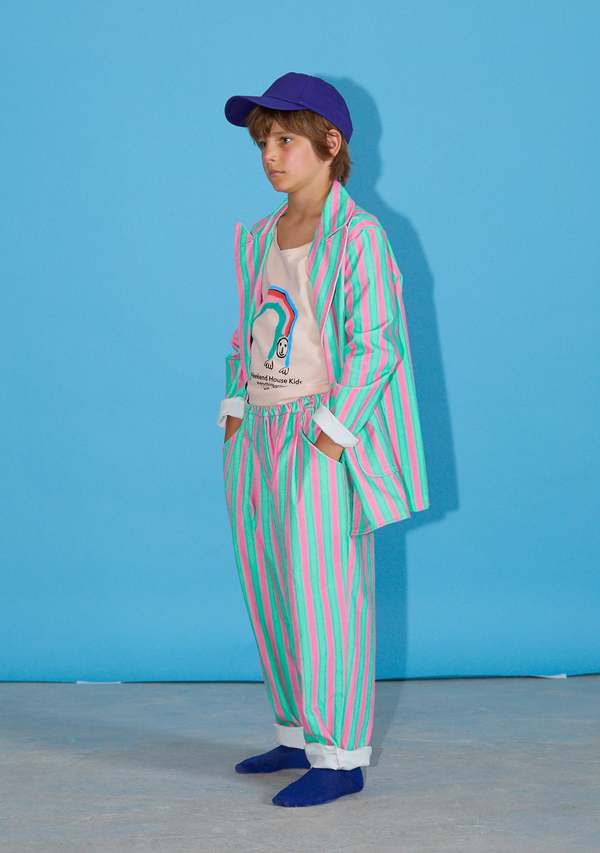 Kids Weekend House Kids Rainbow Tank Top - dusty pink