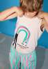 Kids Weekend House Kids Rainbow Tank Top - dusty pink - Thumbnail 6