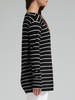 IRO Sepia Top - Black/Ecru Stripe - Thumbnail 2