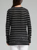 IRO Sepia Top - Black/Ecru Stripe - Thumbnail 3