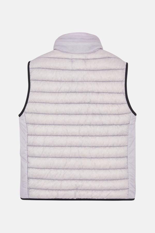 Stone Island Ripstop Nylon Down Rose Quartz Vest - Red | Garmentory