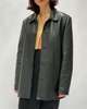 Vintage Banshee Perfect Black Leather Jacket - Thumbnail 1