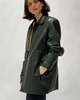 Vintage Banshee Perfect Black Leather Jacket - Thumbnail 3
