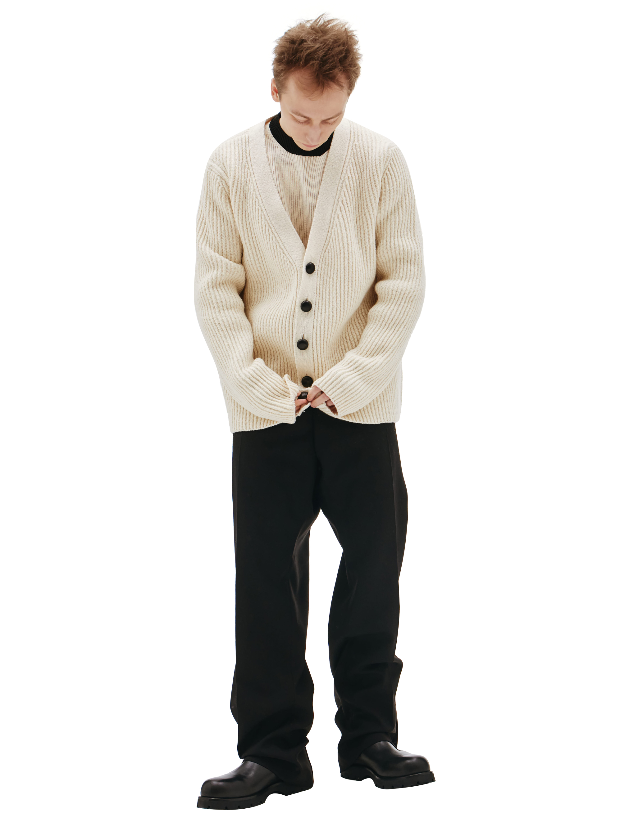 【送料&関税込】Jil Sander Ivory Cotton Cardigan 25534790_55671519_600.jpg
