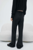 Silk Laundry Bias Cut Pants - Black - Thumbnail 4