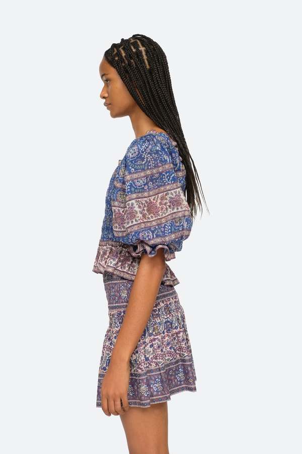 美品✨シーニューヨーク ROSITA BORDER パフスリーブワンピース XS Rosita-Border-Puff-Sleeve-