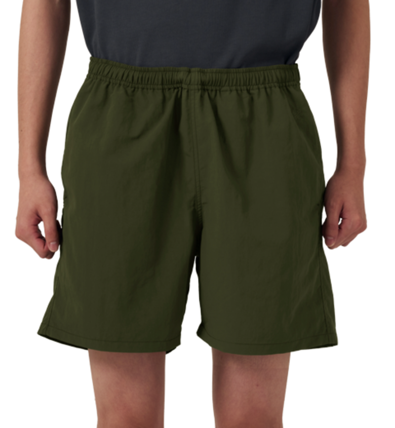 Goldwin Nylon Shorts Olive Green Garmentory