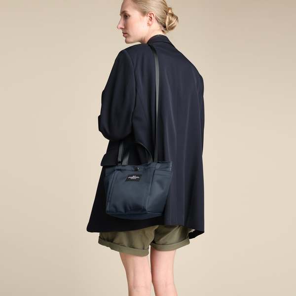 Bags in Progress Small Side Pocket Tote Navy Garmentory