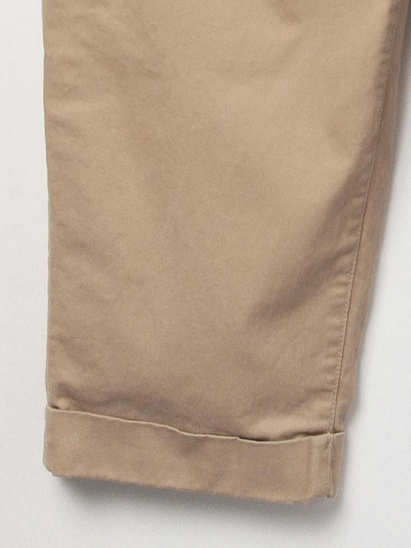 Beams Plus 2Pleats Twill pants - KHAKI
