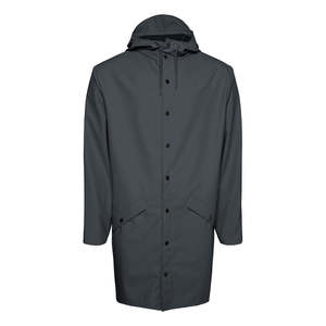 Rains Long Jacket - Slate