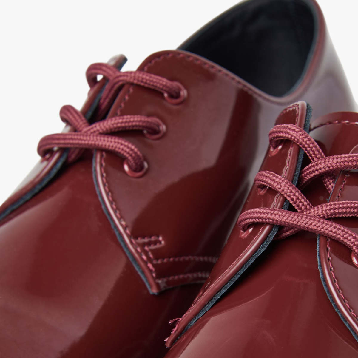 Dr Martens Mono Oxblood Lamper Oxford Shoes Unisex 1461 Steed Oxblood Quilon Made In England – Posers Hollywood main image 4