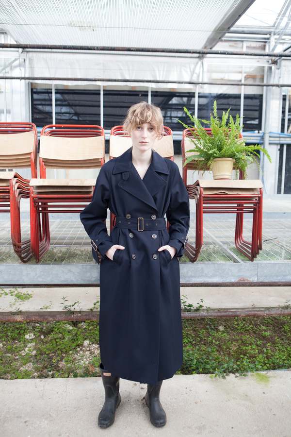 Soeur Portland Trench Coat - Navy | Garmentory