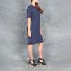 Organic by John Patrick SS Tee Dress Navy - Thumbnail 2