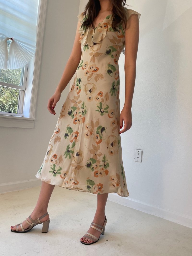 Ralph Lauren floral midi dress | Garmentory