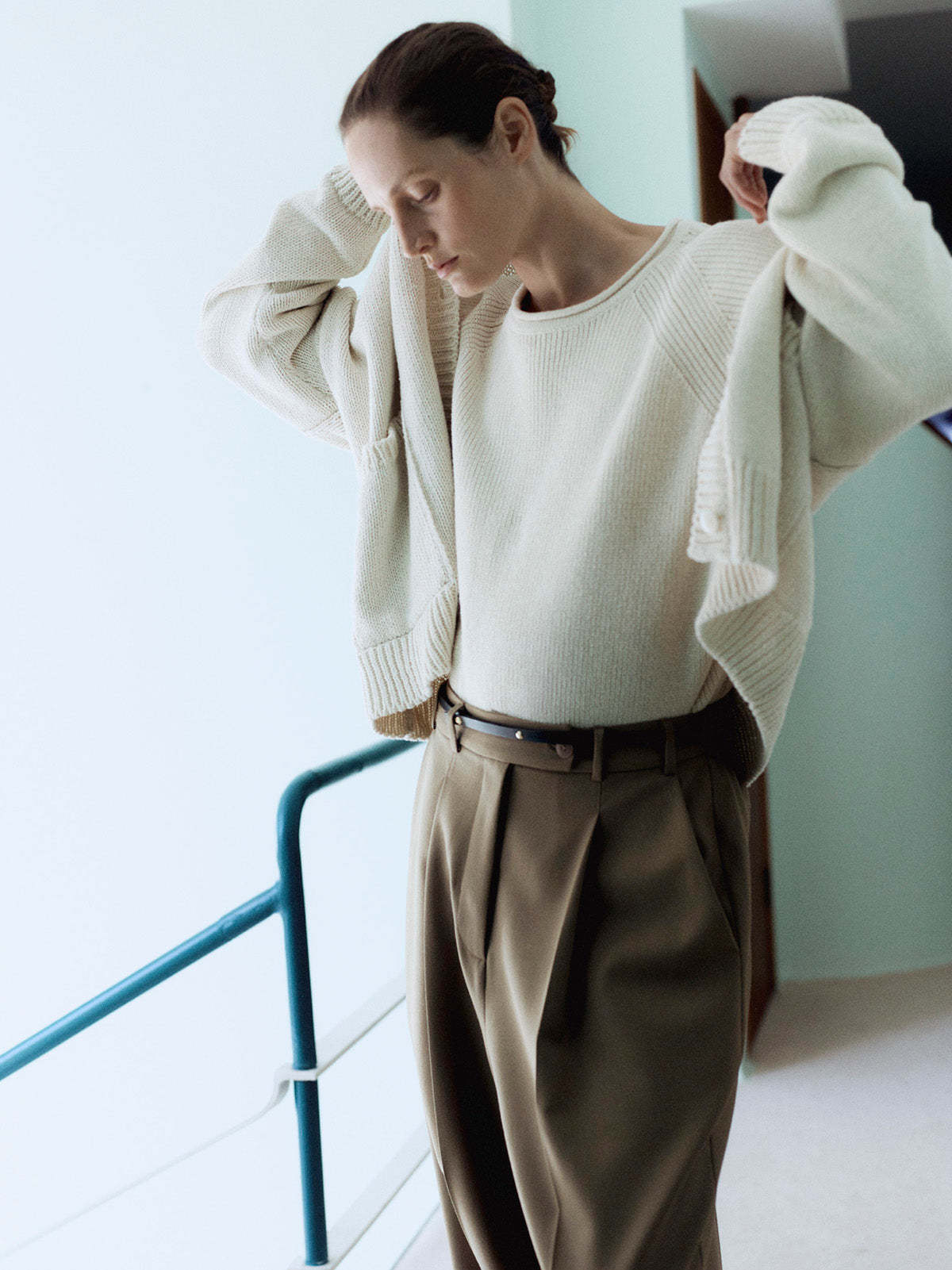 カーディガン cordera COTTON SADDLE CARDIGAN NATURAL Cotton Saddle Cardigan, Natural | Garmentory