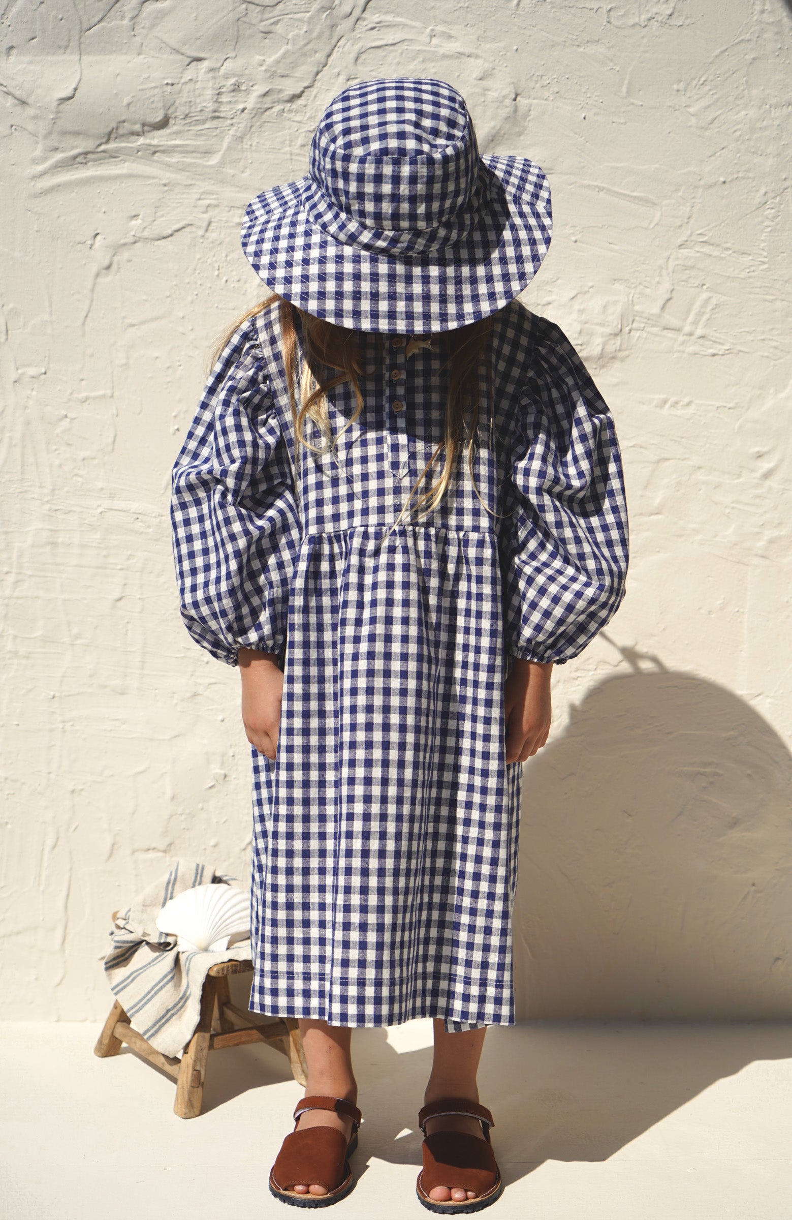 Kids House Of Paloma Agna Dress - Taverna Linen | Garmentory