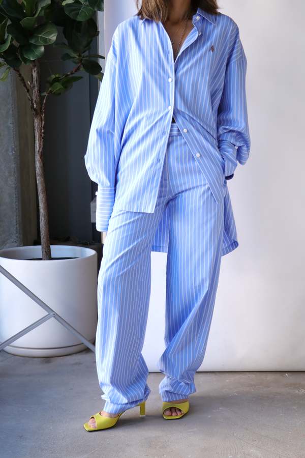 Tシャツ・カットソー THE ATTICO Embroidered poplin Diana shirt THE ATTICO Embroidered poplin Diana shirt | gebnegozionline