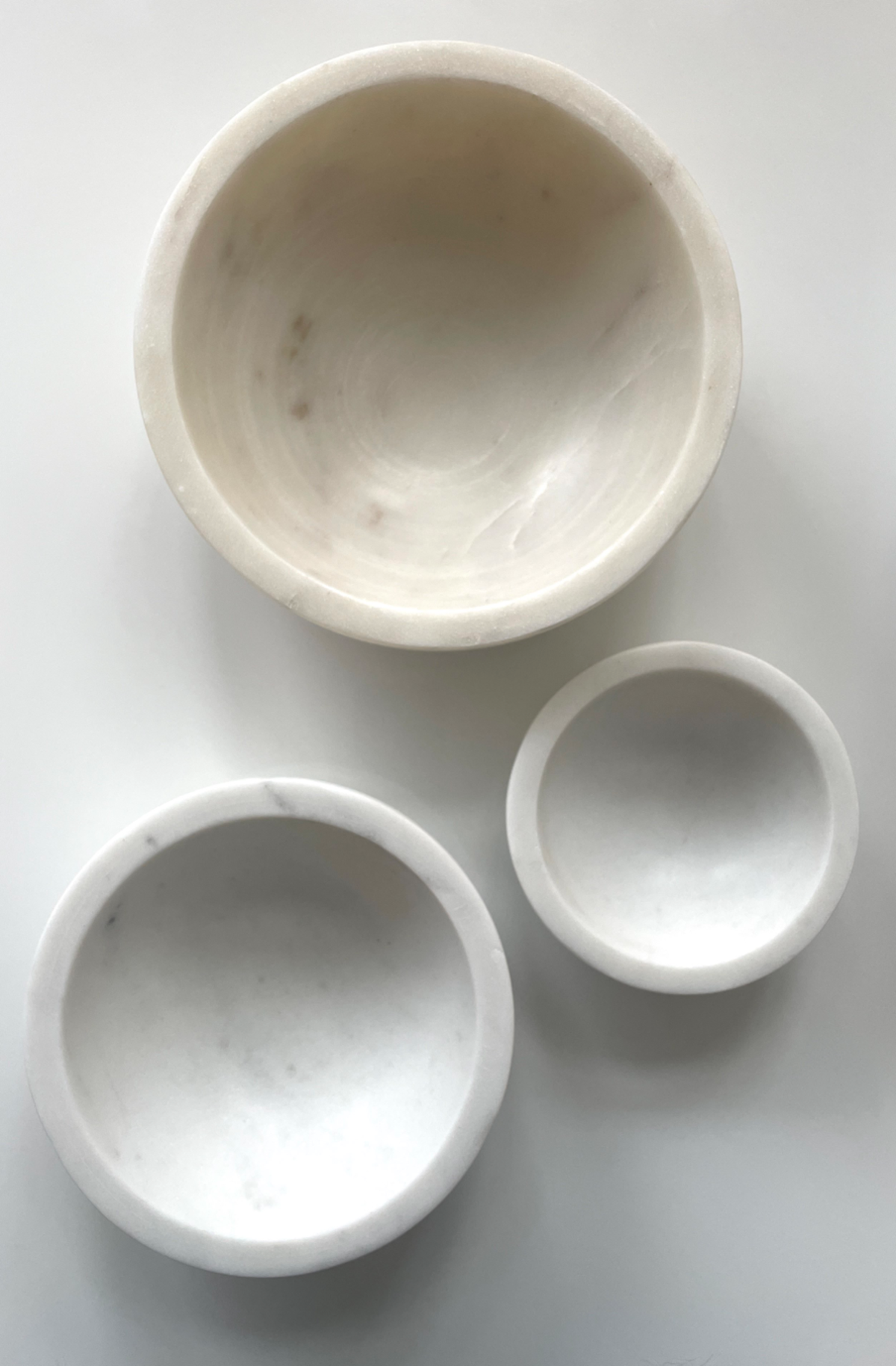 Hawkins New York Marble Bowls - White - Image 1 of 1