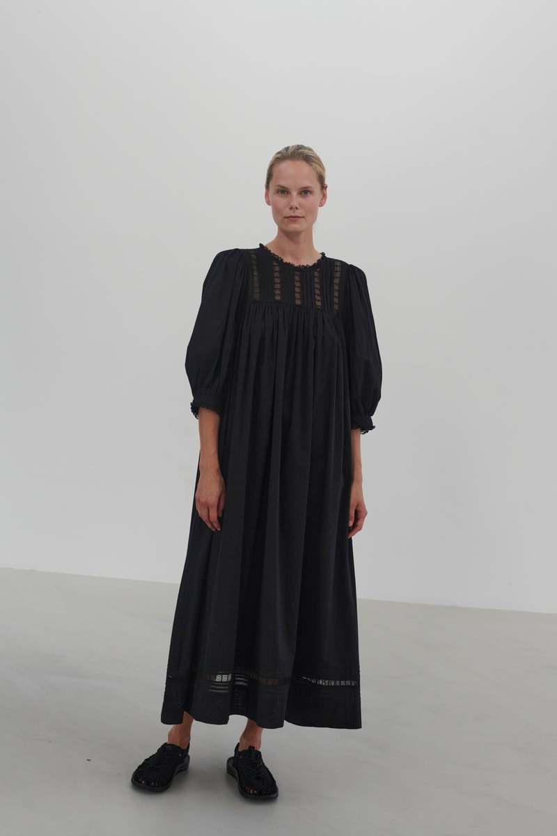 Skall Studio Cosmos Long Dress - Black
