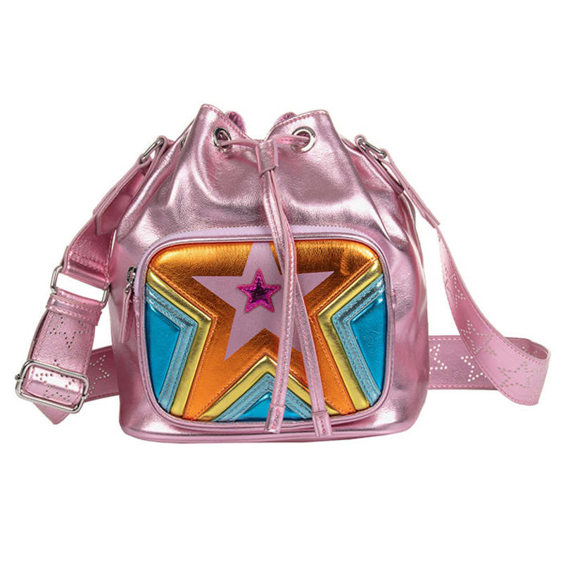 Kids Stella McCartney Star Bucket Bag - Pink | Garmentory