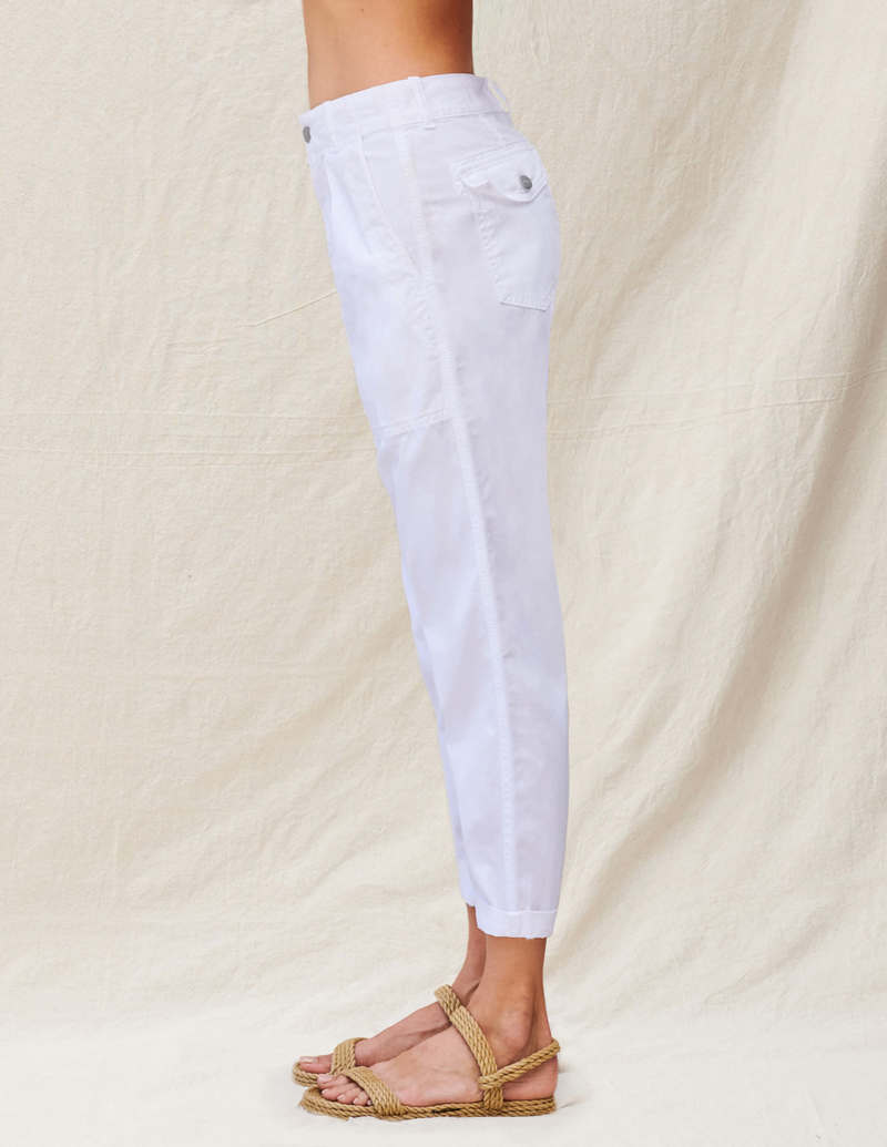 Sundry Military Pocket Pant - White
