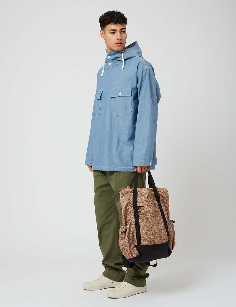 Engineered Garments Cagoule Chambray Shirt top - Blue