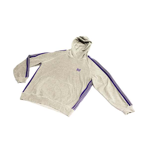 Needles Track Hoody - H Grey Velour | Garmentory