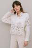 Jess Meany Cutwork Linen Olivia Jacket - WHITE - Thumbnail 1