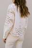 Jess Meany Cutwork Linen Olivia Jacket - WHITE - Thumbnail 2