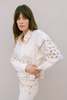 Jess Meany Cutwork Linen Olivia Jacket - WHITE - Thumbnail 8