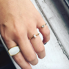 Tarin Thomas Archie Ring - MOTHER OF PEARL - Thumbnail 5