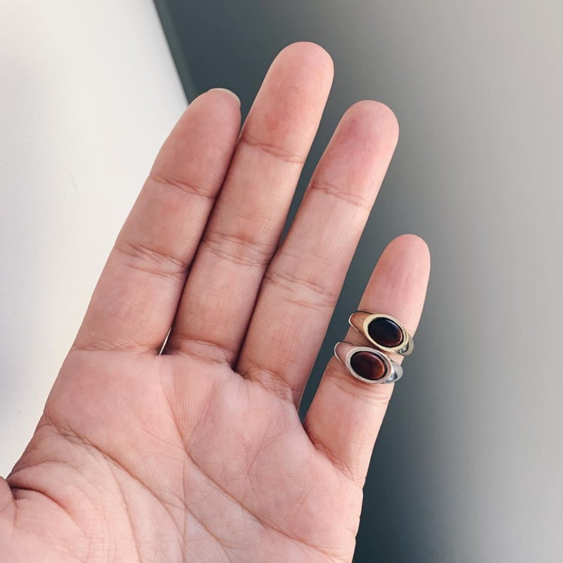 Tarin Thomas artie Ring - Tiger's Eye