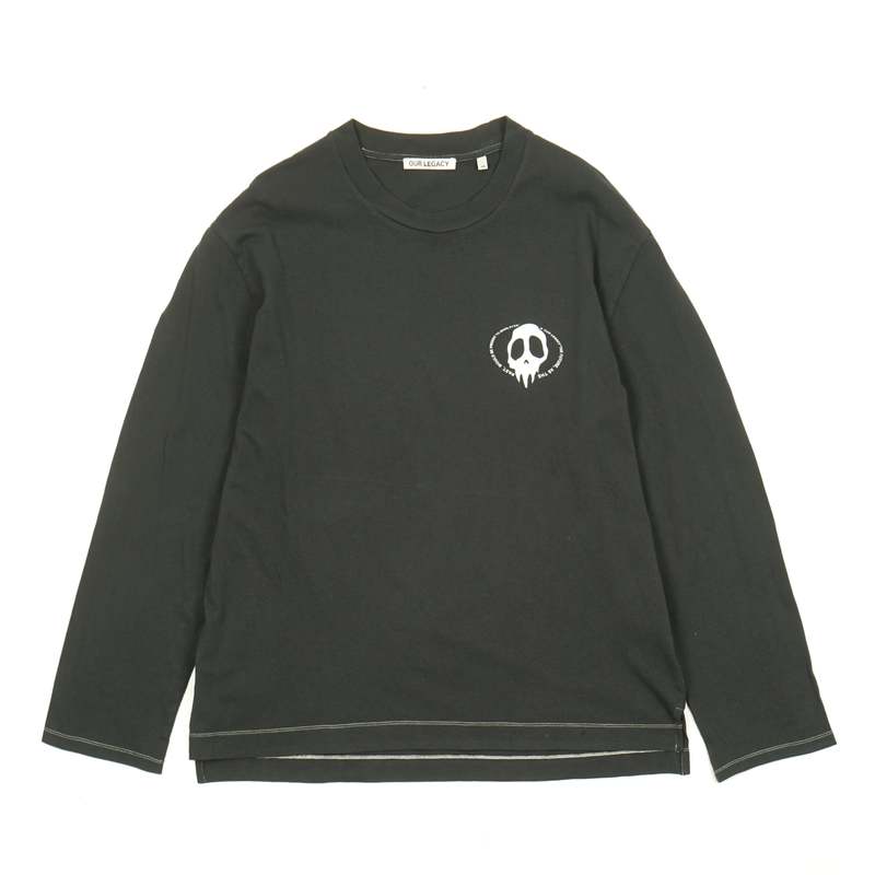 ★【OUR LEGACY】★Box Stone Paper Scissors Print T-Shir.t★ Our Legacy Box Longsleeve - Stone Paper Scissors Print