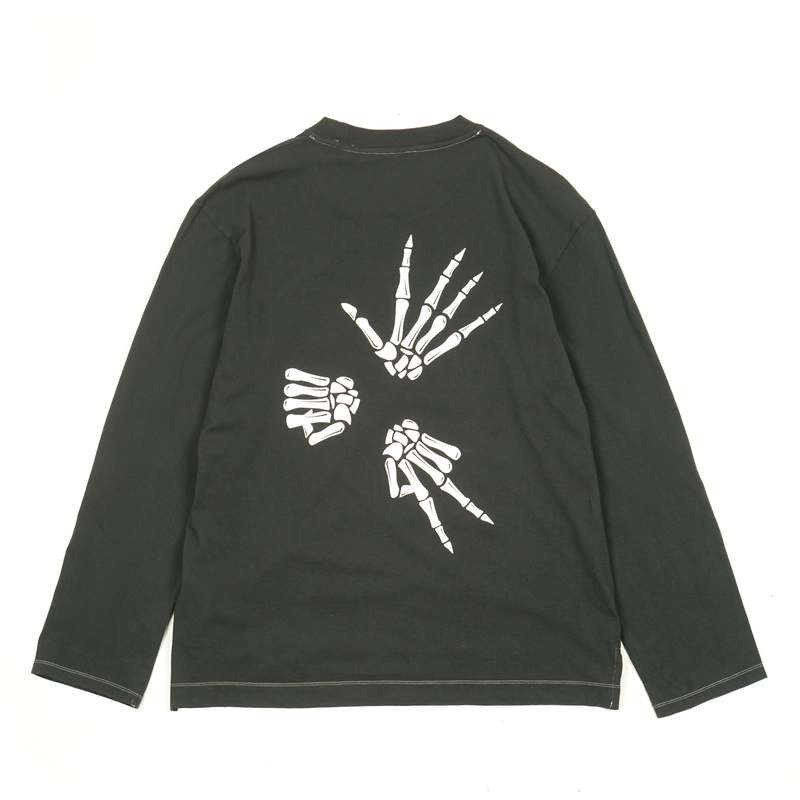 ★【OUR LEGACY】★Box Stone Paper Scissors Print T-Shir.t★ Our Legacy Box Longsleeve - Stone Paper Scissors Print