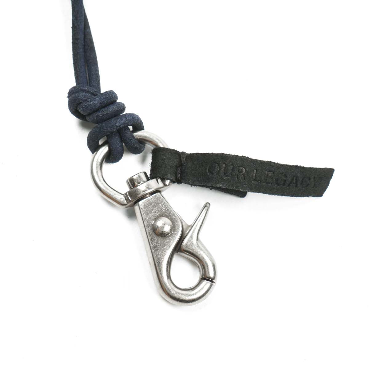 Our Legacy LADON KEYCHAIN - NAVY LEATHER | Garmentory