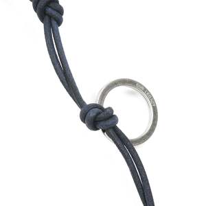 Our Legacy LADON KEYCHAIN - NAVY LEATHER | Garmentory