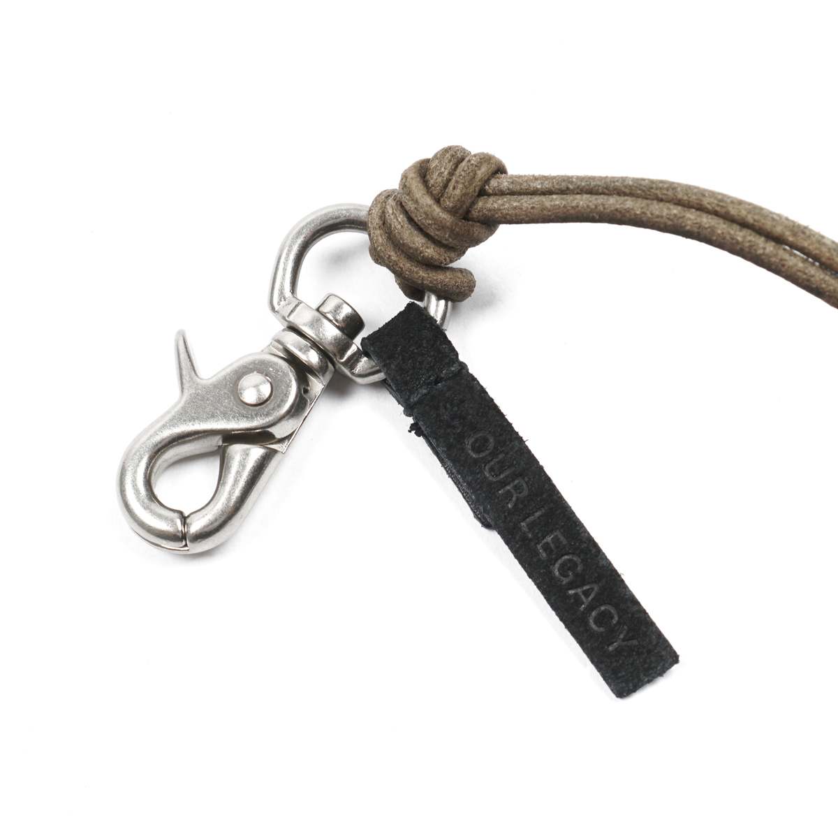Our Legacy LADON KEYCHAIN - OLIVE LEATHER | Garmentory