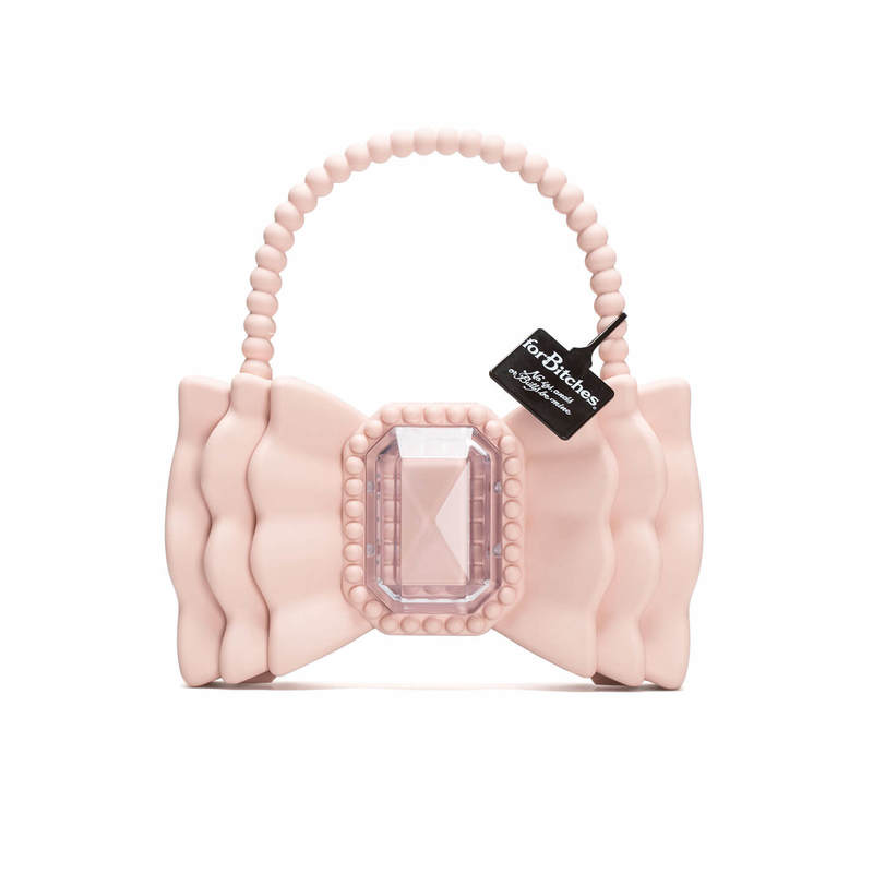 FORBITCHES Bow 9'' Bag - PINK | Garmentory
