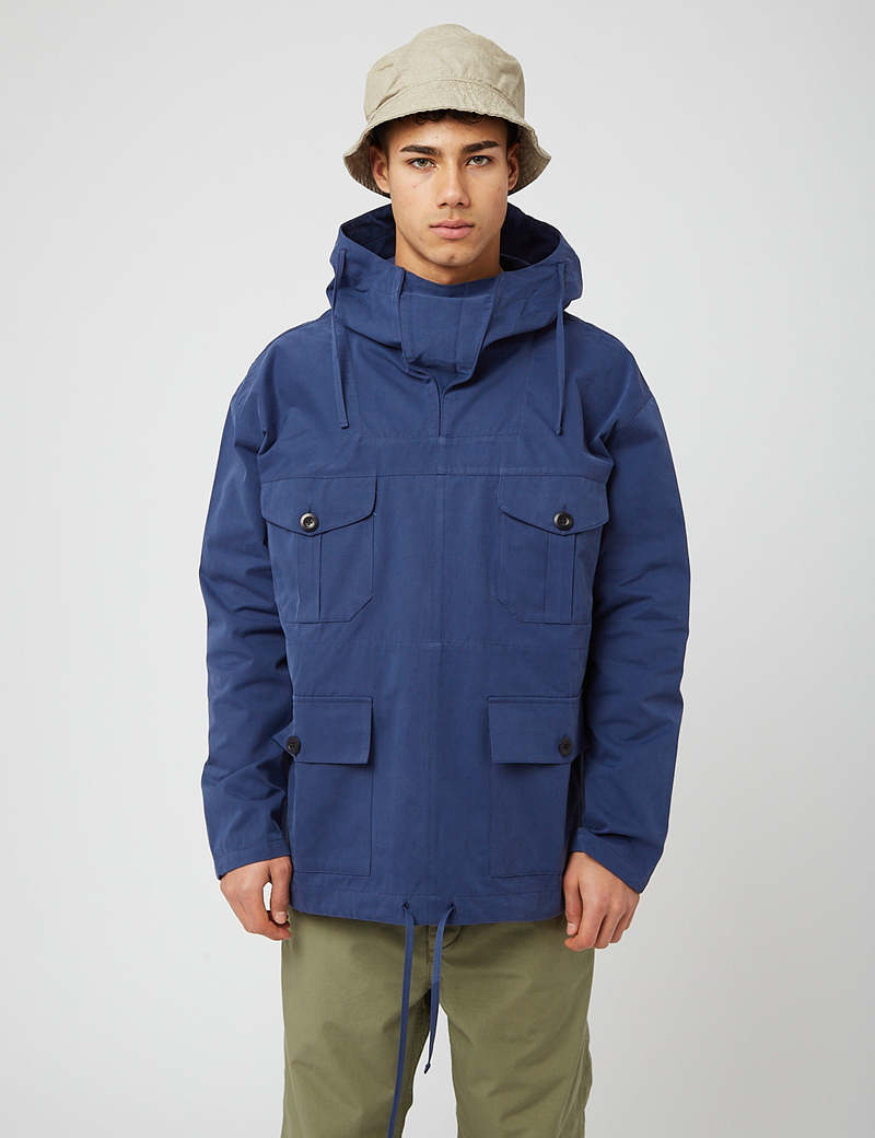 Nigel Cabourn British Army Smock (Poplin) - Navy Blue | Garmentory