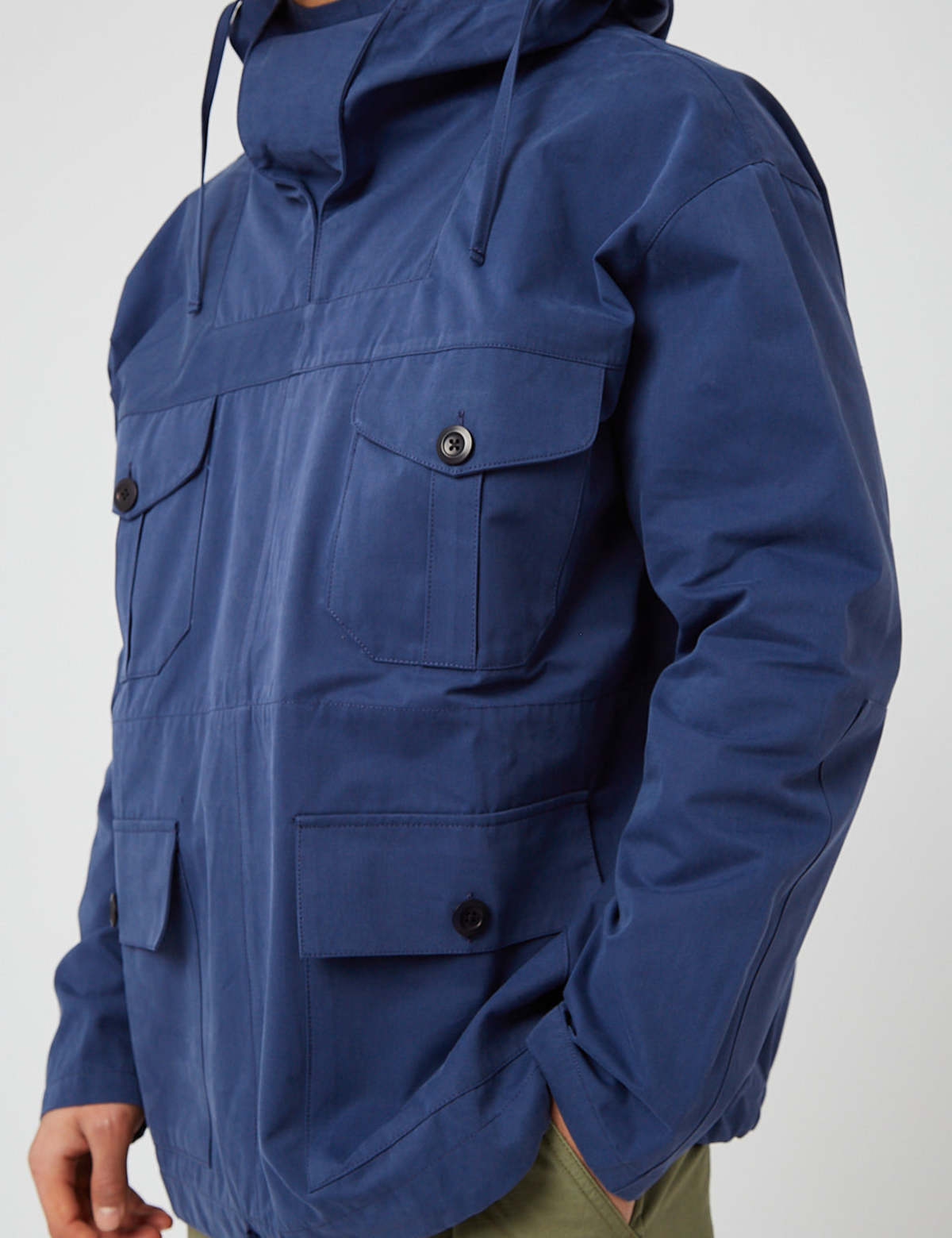 Nigel Cabourn British Army Smock (Poplin) - Navy Blue