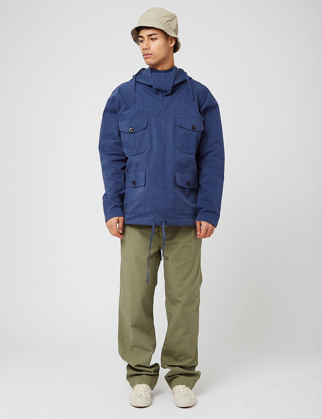Nigel Cabourn British Army Smock (Poplin) - Navy Blue | Garmentory